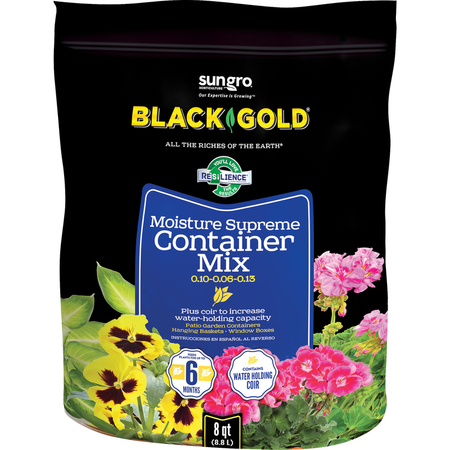 BLACK GOLD Bg Moist Supr Pot Mx 8Qt 1413000 8QT P